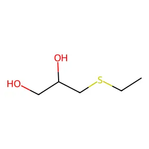 3-Ethylthiopropane-1,2-diol structure