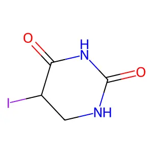 5-碘-5,6-二氢尿嘧啶 structure