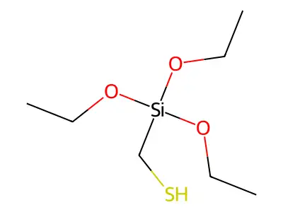 1-(Triethoxysilyl)methanethiol structure