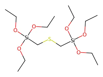 Sulfide, bis(triethoxysilylmethyl) structure