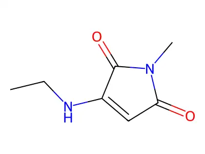 3-(Ethylamino)-1-methyl-1H-pyrrole-2,5-dione structure