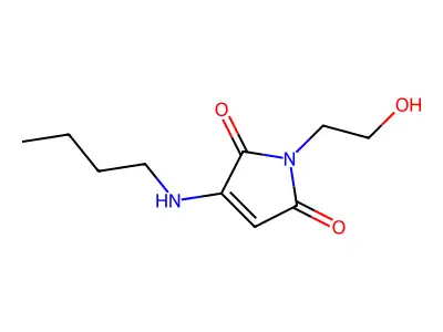 3-(Butylamino)-1-(2-hydroxyethyl)-1H-pyrrole-2,5-dione structure