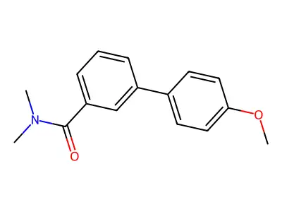 3-(4-methoxyphenyl)-N,N-dimethylbenzamide structure