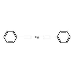 Mercury, bis(phenylethynyl)- structure