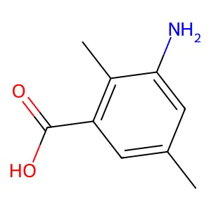 3-氨基-2,5-二甲基苯甲酸 structure