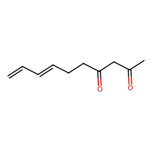 7,9-Decadiene-2,4-dione structure