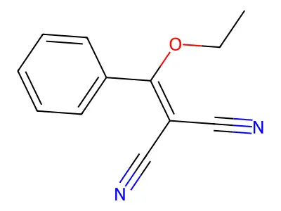 2-(Ethoxy-phenyl-methylene)-malononitrile structure