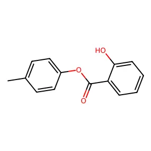 p-Cresyl salicylate structure