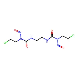Urea, 1,1'-ethylenebis(3-(2-chloroethyl)-3-nitroso- structure