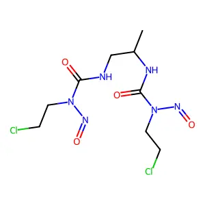 Urea, 1,1'-propylenebis(3-(2-chloroethyl)-3-nitroso- structure