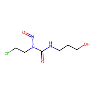 N-(2-Chloroethyl)-N'-(3-hydroxypropyl)-N-nitrosourea structure
