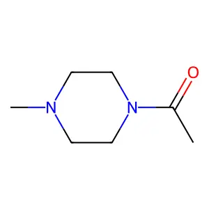 1-Acetyl-4-methylpiperazine structure