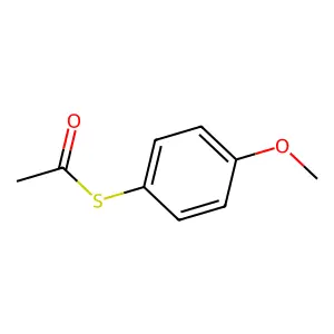 S-(4-Methoxyphenyl) ethanethioate structure