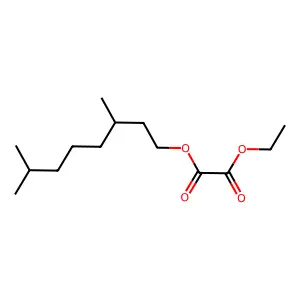3,7-Dimethyloctyl ethyl oxalate structure