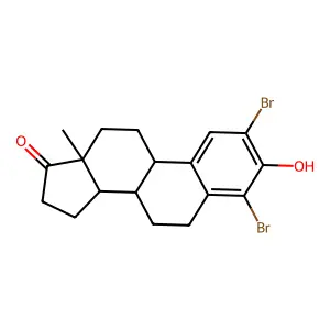 2,4-Dibromo Estrone structure