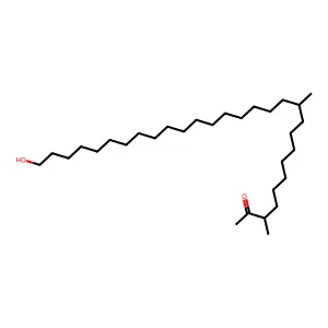 29-Hydroxy-3,11-dimethyl-2-nonacosanone structure