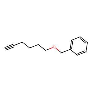 Hex-5-ynyloxymethyl-benzene structure