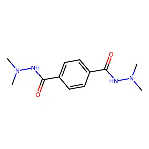 1-N',1-N',4-N',4-N'-tetramethylbenzene-1,4-dicarbohydrazide structure