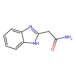 1H-苯并咪唑-2-乙酰胺 structure