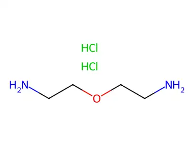 2-(2-Azaniumylethoxy)ethylazanium structure