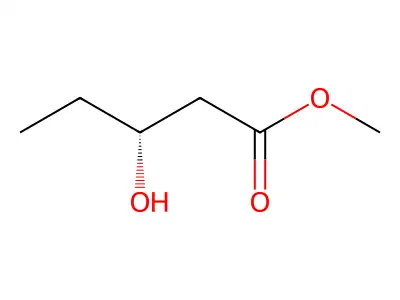 Methyl 3-hydroxypentanoate structure