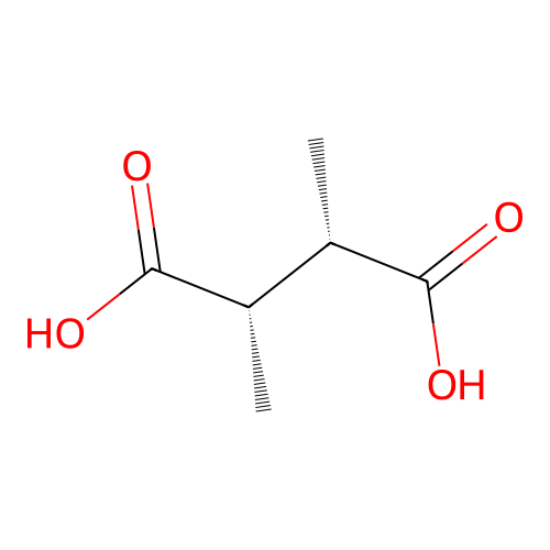 (2S,3S)-2,3-dimethylbutanedioic acid structure