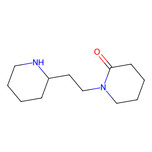 1-(2-Piperidin-2-ylethyl)piperidin-2-one structure