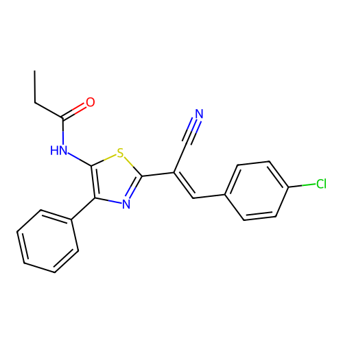 C21H16ClN3OS structure