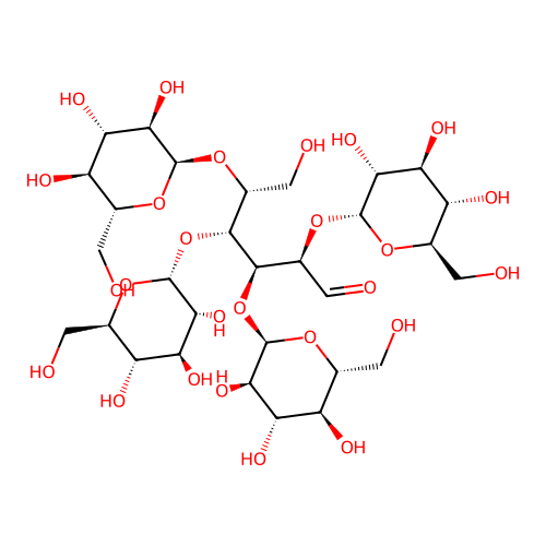 Isomaltopentaose structure