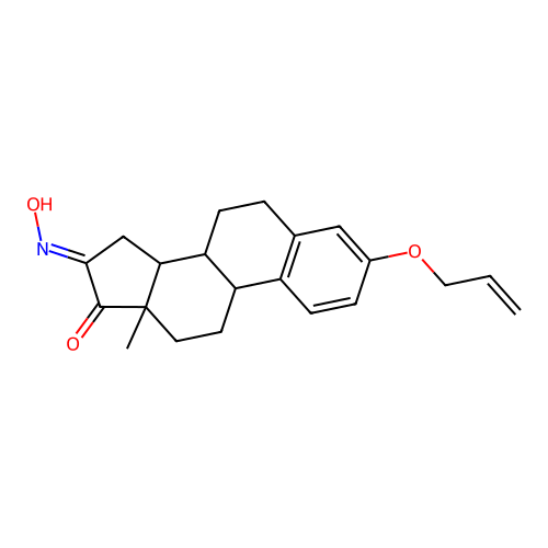 16-Oximinoestrone-3-allyl ether structure