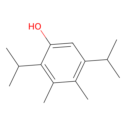 2,5-Diisopropyl-3,4-xylenol structure