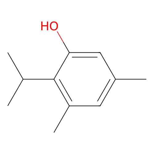 2-Isopropyl-3,5-xylenol structure