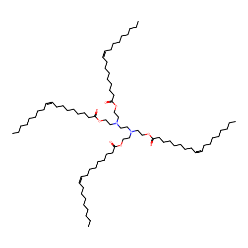 9-Octadecenoic acid (Z)-, 1,2-ethanediylbis(nitrilodi-2,1-ethanediyl) ester structure