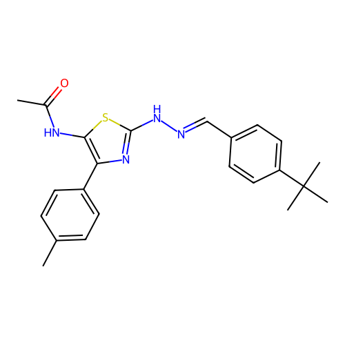 C23H26N4OS structure