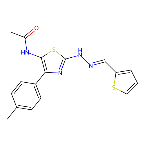 C17H16N4OS2 structure