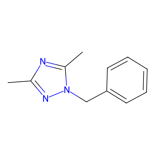 1-benzyl-3,5-dimethyl-1H-1,2,4-triazole hydrobromide structure