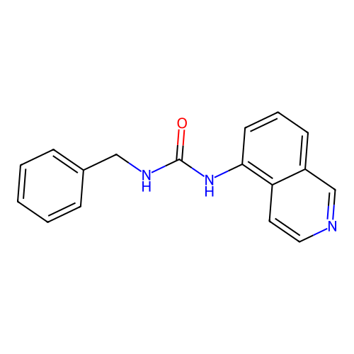 N-Benzyl-N'-isoquinolin-5-ylurea structure