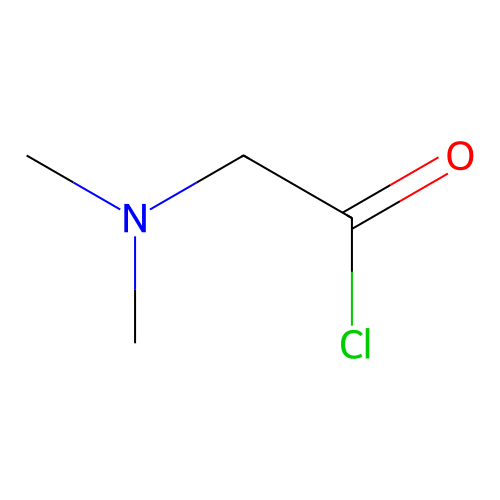 2-(Dimethylamino)acetyl chloride structure