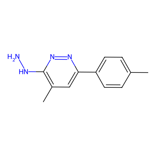 [4-Methyl-6-(4-methylphenyl)pyridazin-3-yl]hydrazine structure