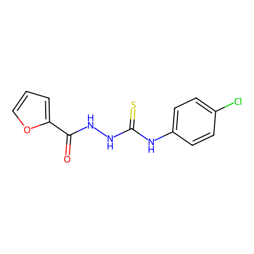 1-(4-Chlorophenyl)-3-(furan-2-carbonylamino)thiourea structure