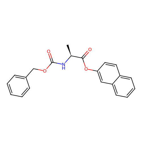 Z-Ala-Beta-Naphthyl ester structure