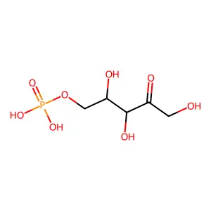 5-磷酸木酮糖 structure