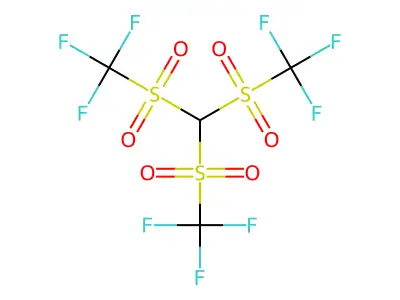 三(三氟甲磺酰基)甲烷 structure