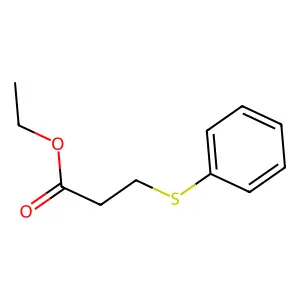 Ethyl 3-phenylthiopropionate structure