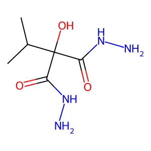2-Hydroxy-2-(propan-2-yl)propanedihydrazide structure