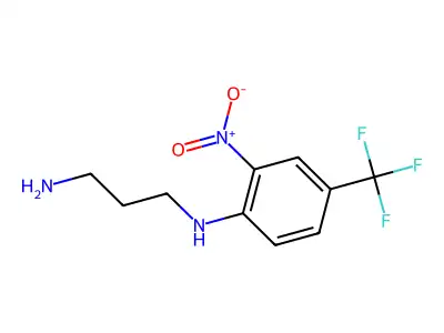 (3-Aminopropyl)[2-nitro-4-(trifluoromethyl)phenyl]amine structure