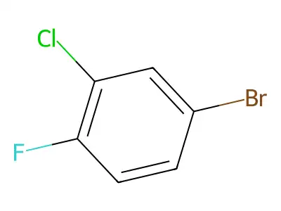 1-Bromo-2-chloro-4-fluorobenzene structure