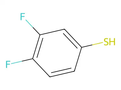 3,4-Difluorobenzenethiol structure