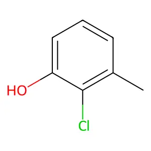2-Chloro-m-cresol structure
