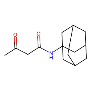 N-(1-金刚烷基)-3-氧代丁酰胺 structure